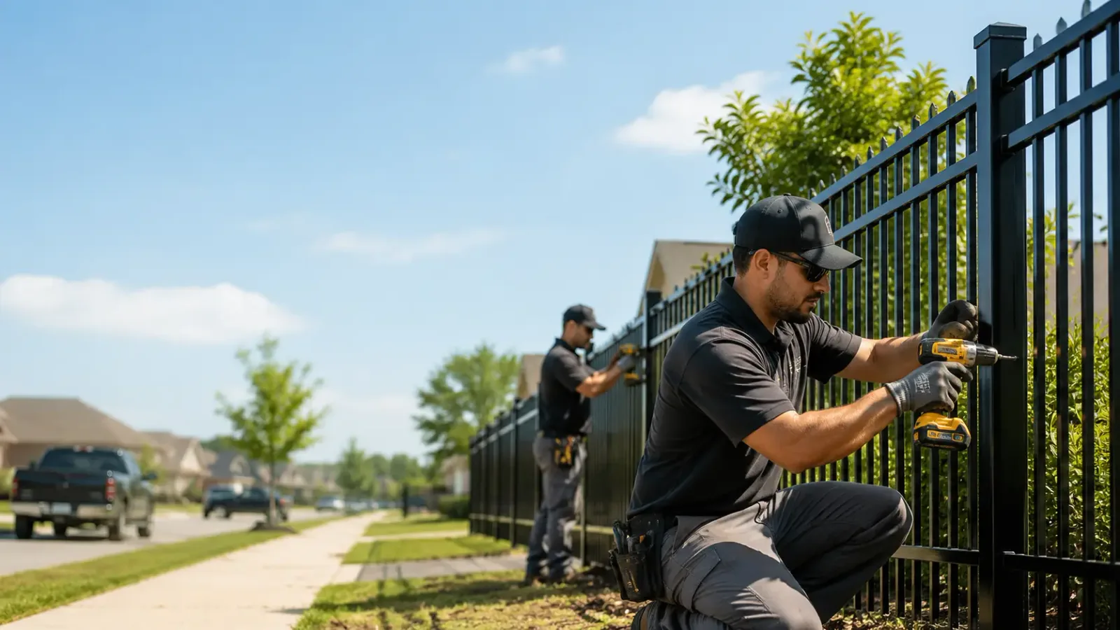 Metal Fence Installation in Hunter, ND